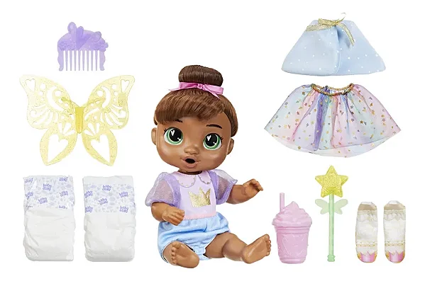BABY ALIVE MODA DE CONTO DE FADAS MORENA SOPHIA (G1456) | HASBRO