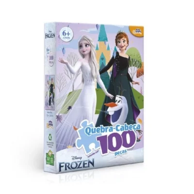 QUEBRA-CABEÇA 100 PEÇAS FROZEN (8027) | NOVOPAPEL