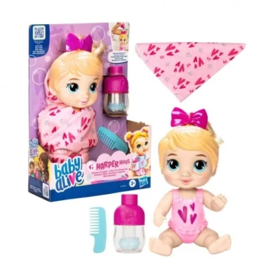 BONECA BABY ALIVE BEBE SHAMPOO LOIRA (F9119) | HASBRO