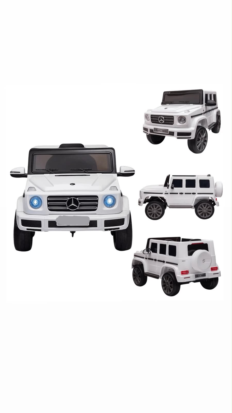 CARRO ELETRICO URBAN KID CRUISER 12V BRANCO (2052) WINNER
