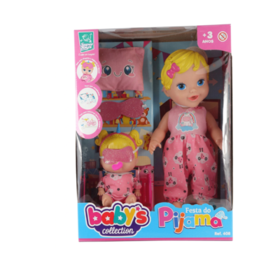 BONECA BABYS COLLECTION FESTA DO PIJAMA - SUPER TOYS | NÃO DEFINIDA