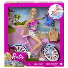 BONECA BARBIE COM BICICLETA HBY28 MATTEL (T1043-94) | MATTEL