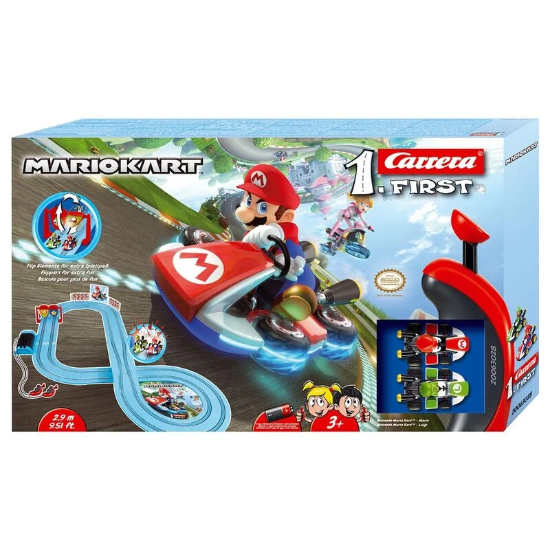 PISTA ELETRICA CARRERA FIRST MARIO KART 2,9 METROS (CAR20063028) | CARRERA