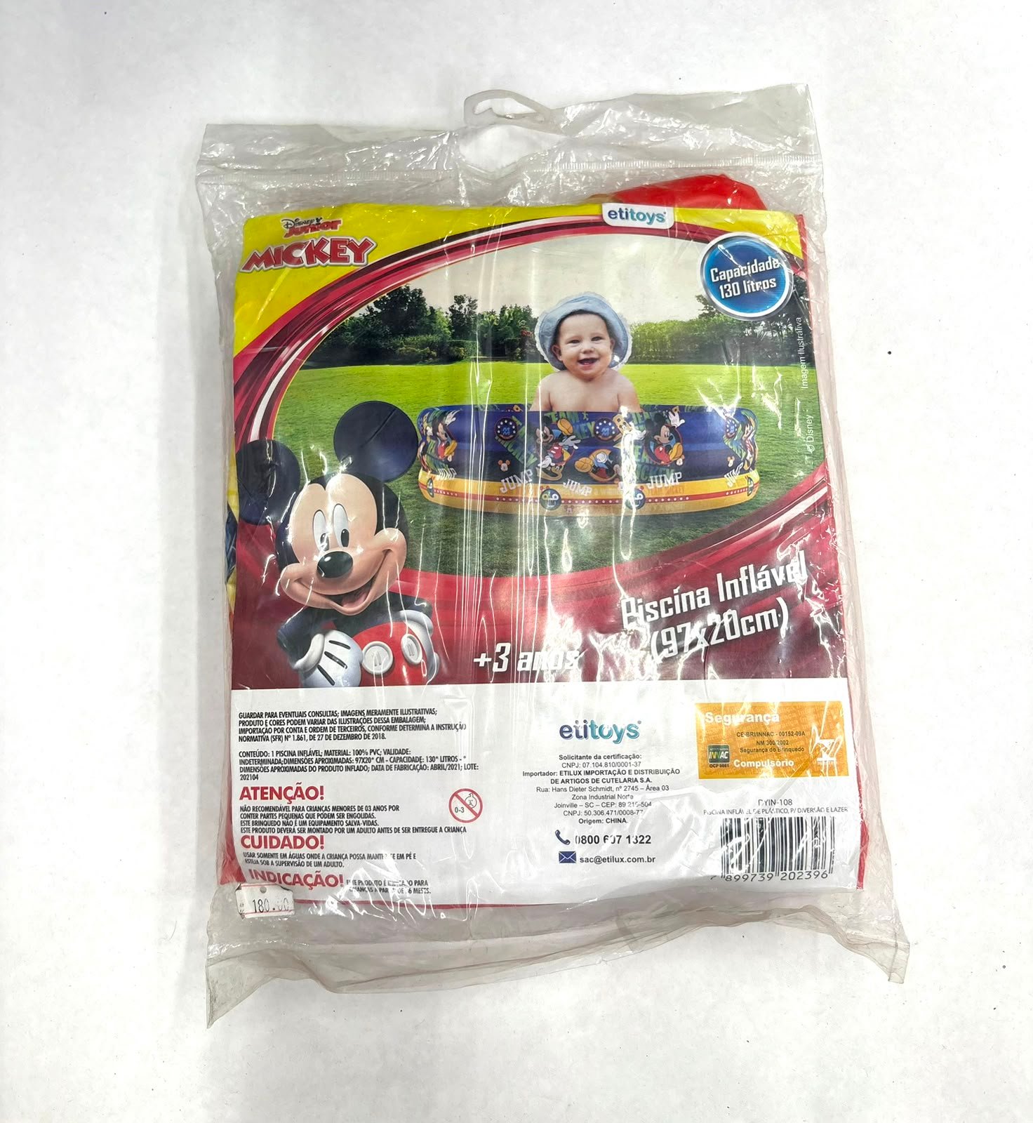 PISCINA INFLAVEL 3 ANEIS 100 LITROS MICKEY |
