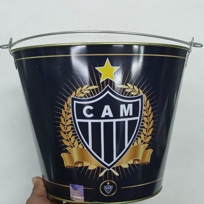 BALDE METAL DECORADO TIMES - ATLETICO | BRASFOOT