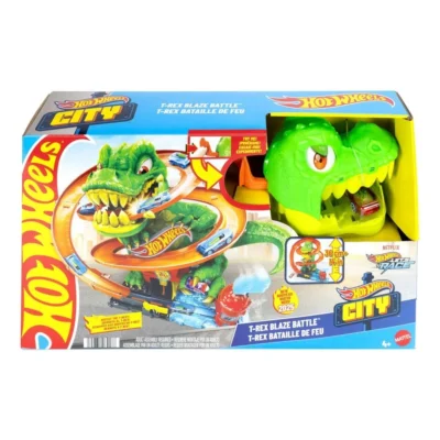 PISTA T REX QUARTEL DE BOMBEIROS JBM73 HOT WHEELS CITY (T1150-50) | MATTEL