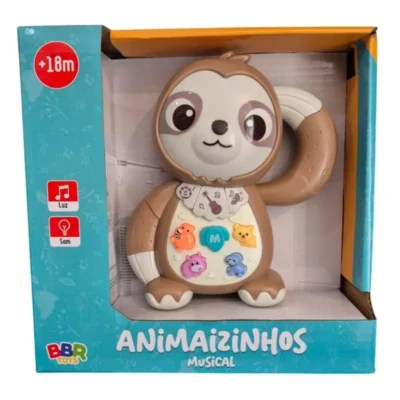 BRINQUEDO BEBE ANIMALZINHO MUSICAL (R3680) | BBR