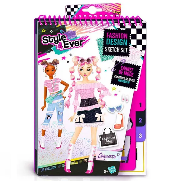 SKETCH BOOK FASHION DESIGNER FUN (F0193-8) | FUN