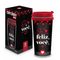COPO PLASTICO TERMICO SMART - EU E VOCE PRA SEMPRE | BRASFOOT