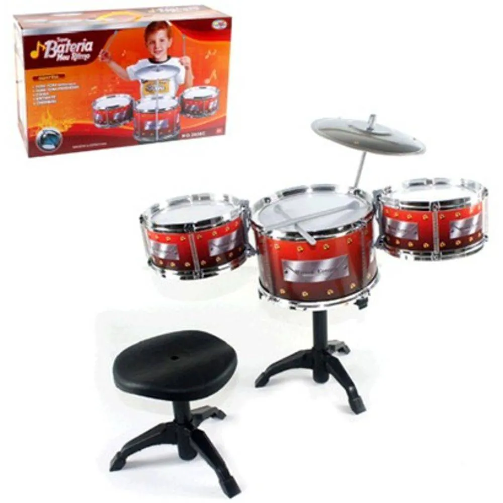 BATERIA MUSICAL JAZZ DRUM PEQUENO RF WB7695 | NÃO DEFINIDA